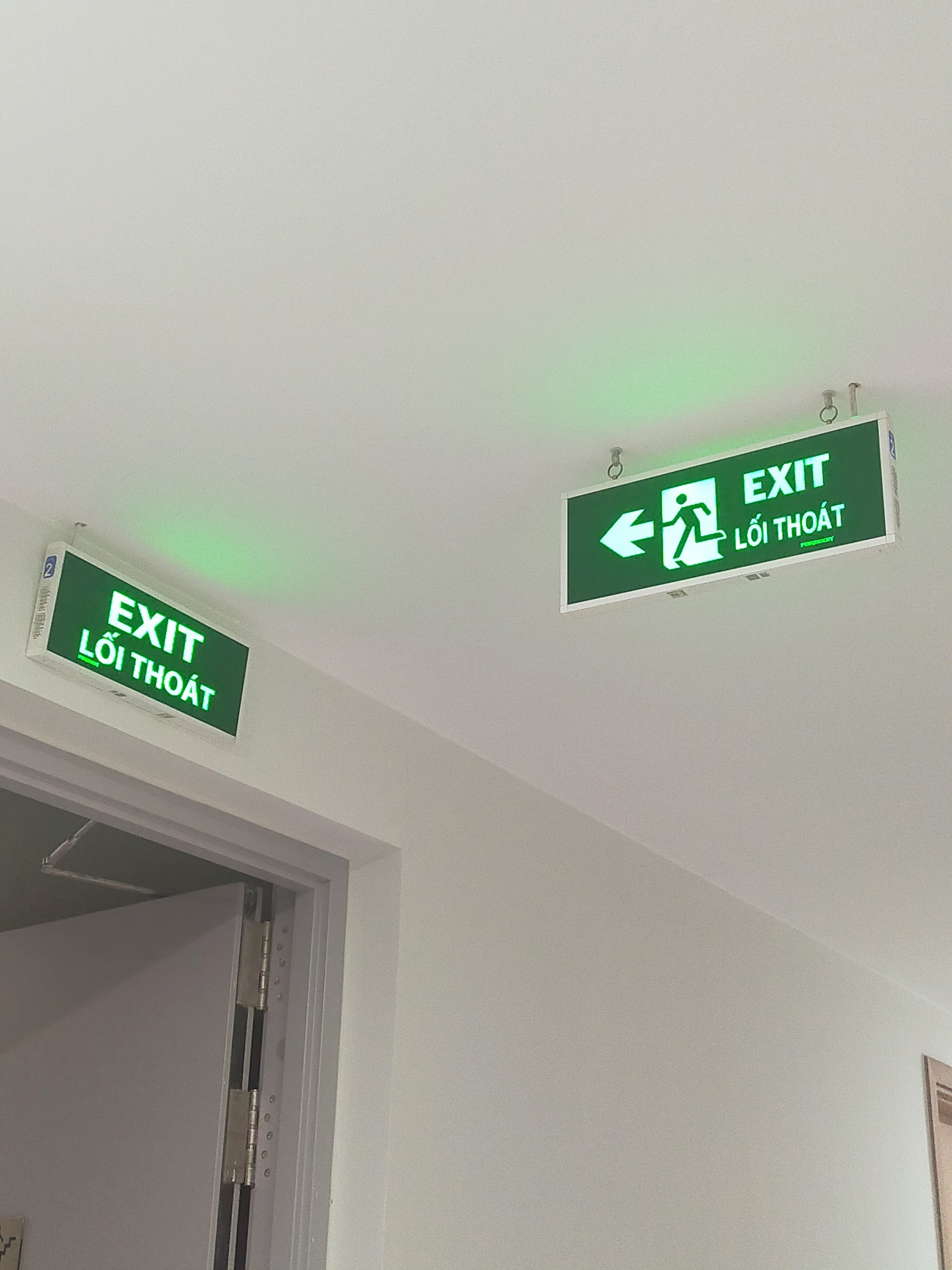 hướng dẫn lắp đèn exit