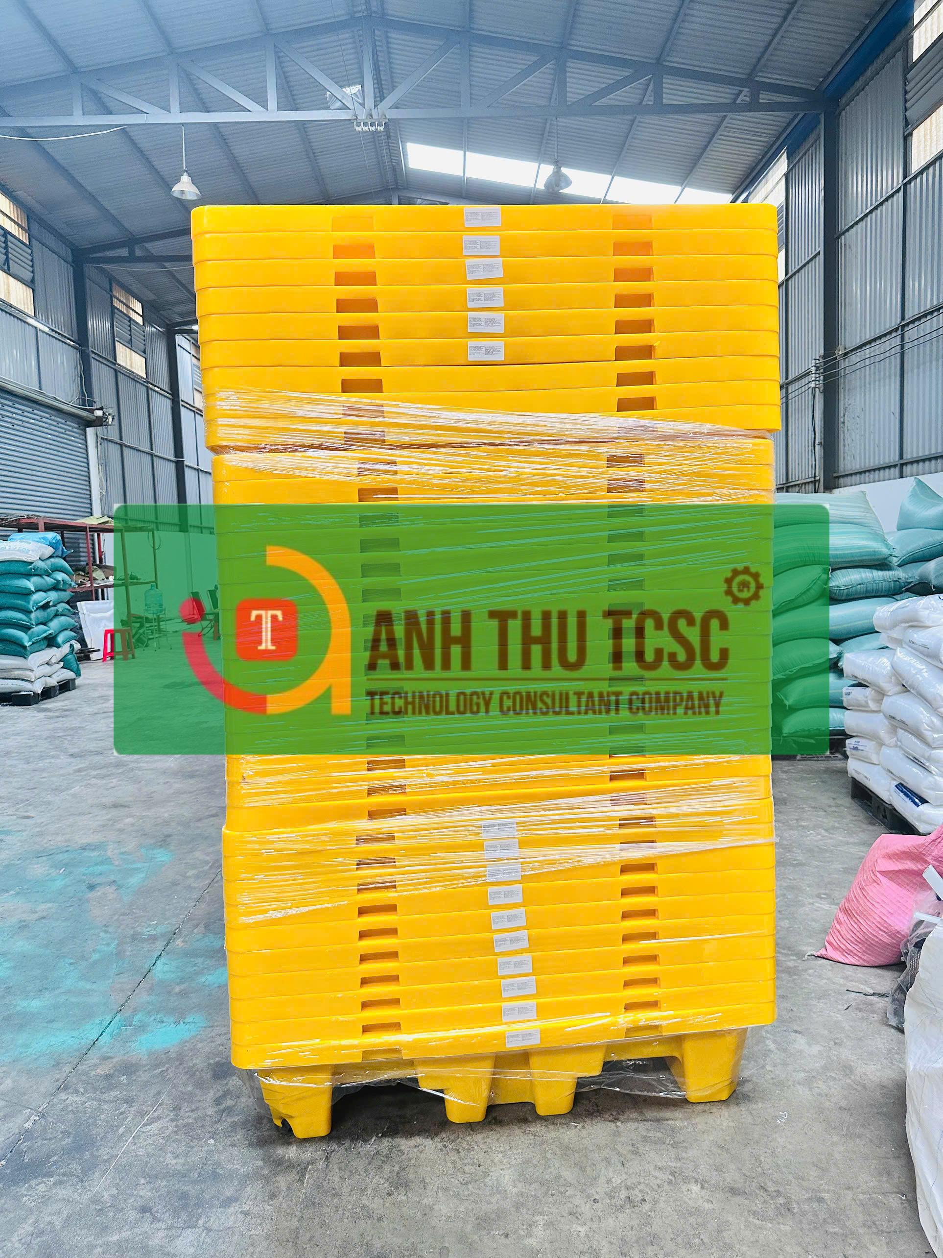 Pallet Chống Tràn Dầu – Giải Pháp An Toàn Cho Nhà Máy & Kho Hóa Chất