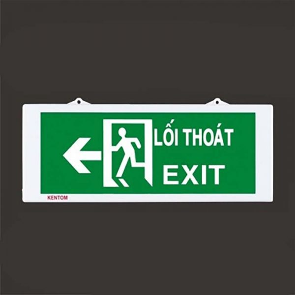 Đèn exit chỉ hướng trái