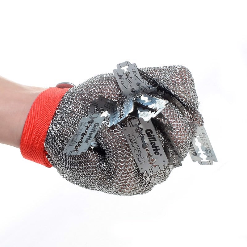 Găng tay lưới inox chống cắt 