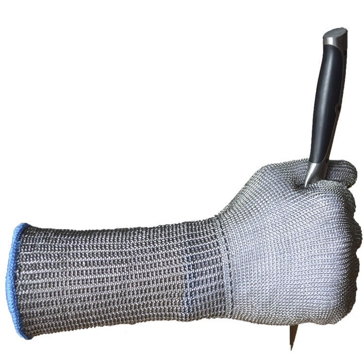 Găng tay chống cắt dài inox