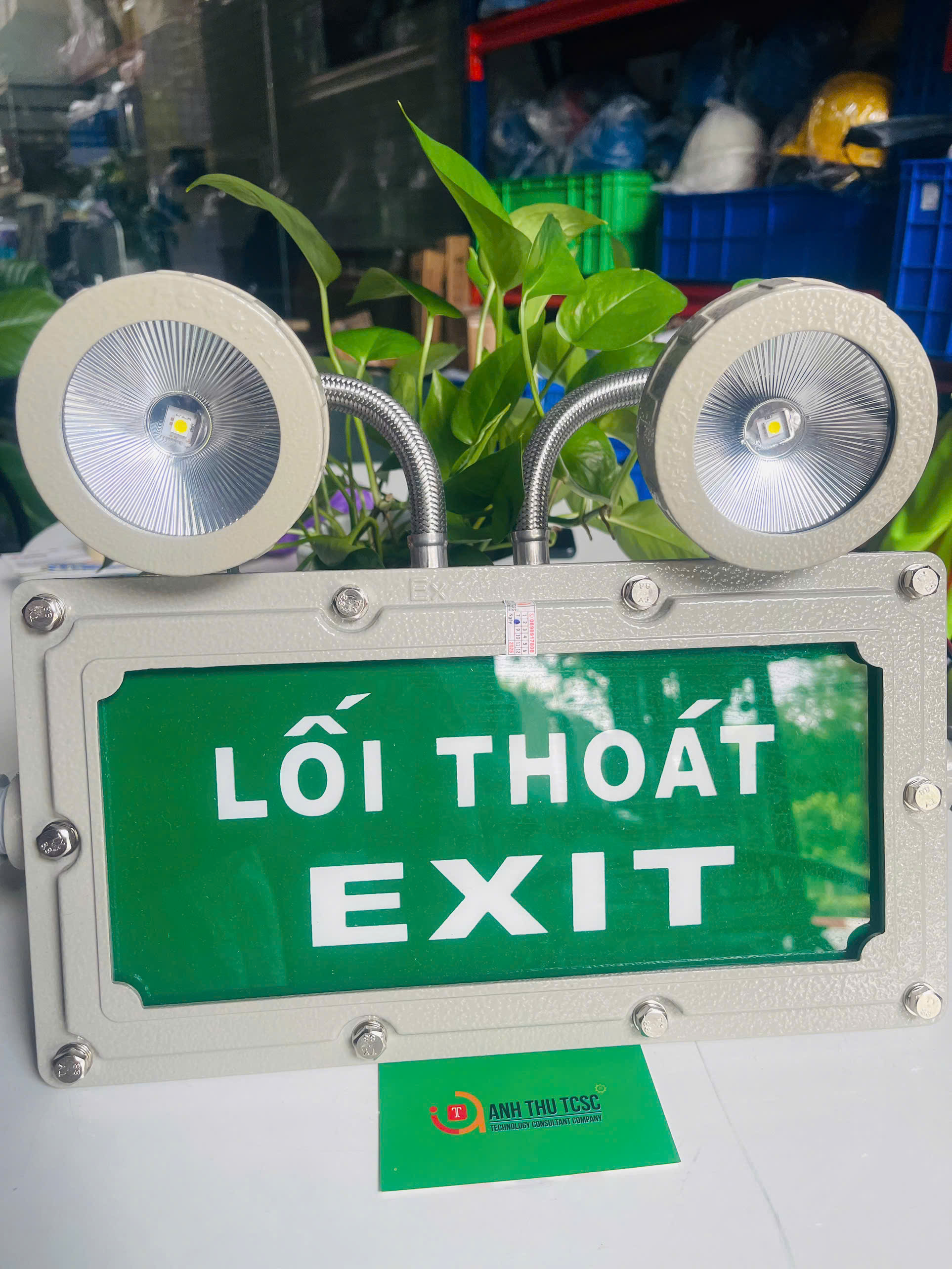 Đèn sự cố kết hợp Exit chống nổ