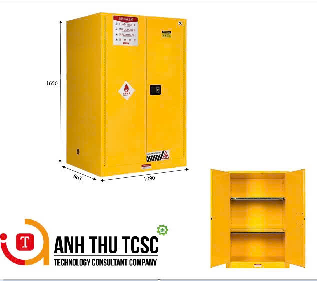 Tủ đựng hóa chất chống cháy 90 galon 340 lít